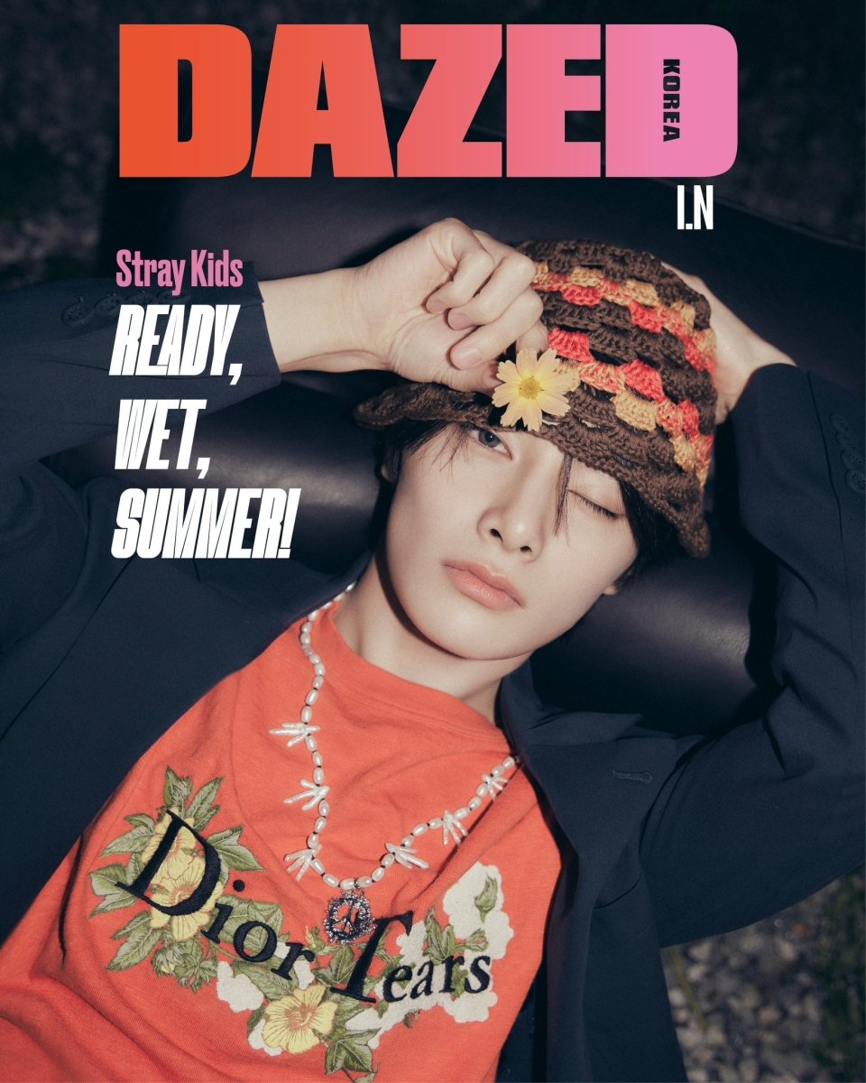 DAZED Korea - Stray Kids I.N Seungmin Lee Know 2023 July Cover - K-STAR