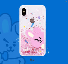 [LINE X BT21] Liquid Glitter Jelly Case for iPhone and Samsung (Free Shipping)