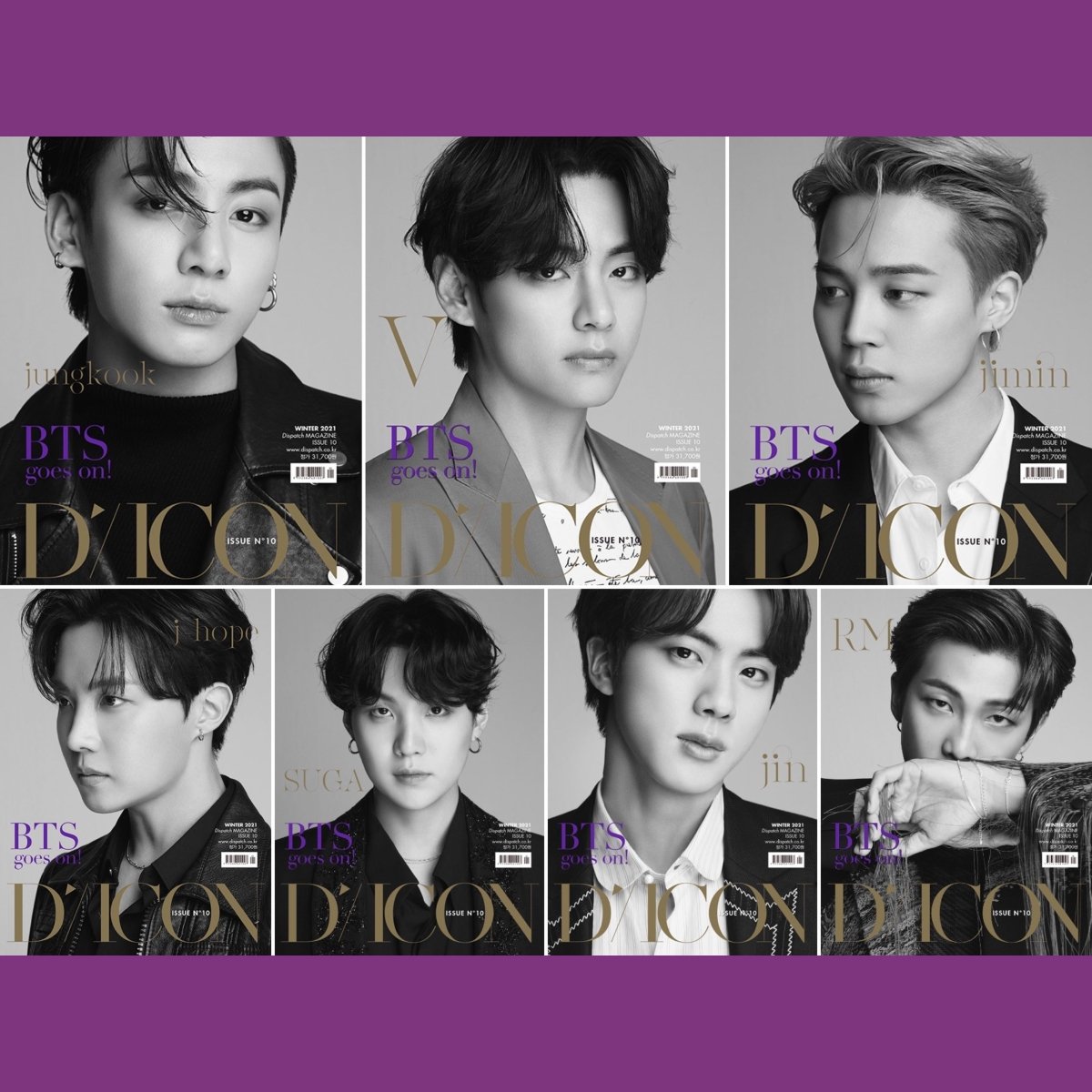 bts dicon 写真集『BTS goes on!』DeluxeEdition BTS DICON Vol.10 BTS Goes On! Deluxe Edition FULL SET w/HMV