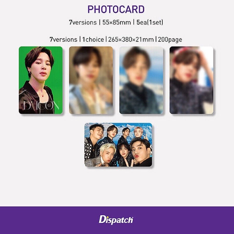 DICON D’FESTA BTS : Dispatch 10th Anniversary Special Photobook Lenticular Cover + Deco Book (You Can Choose Member) - K-STAR