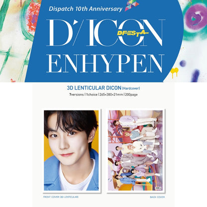 DICON D’FESTA ENHYPEN : Dispatch 10th Anniversary Special Photobook Lenticular Cover + Deco Book (You Can Choose Member) - K-STAR