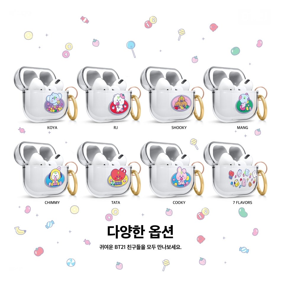 [ELAGO] BT21 Baby Jelly Candy AirPods PRO - K-STAR