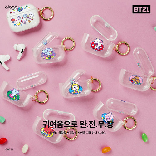 [ELAGO] BT21 Baby Jelly Candy AirPods PRO - K-STAR