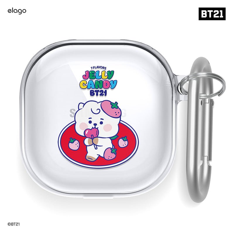 [ELAGO] BT21 Baby Jelly Candy Galaxy Buds Pro/Live Case - K-STAR