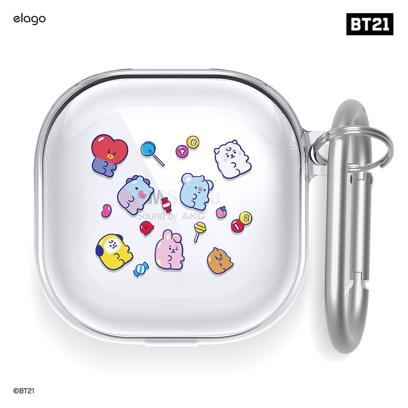 [ELAGO] BT21 Baby Jelly Candy Galaxy Buds Pro/Live Case - K-STAR