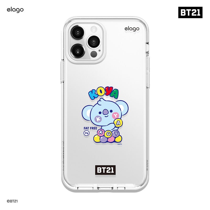 [ELAGO] BT21 Baby Jelly Candy iPhone Case - K-STAR