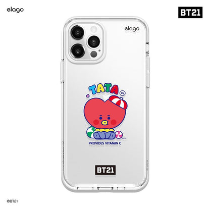 [ELAGO] BT21 Baby Jelly Candy iPhone Case - K-STAR