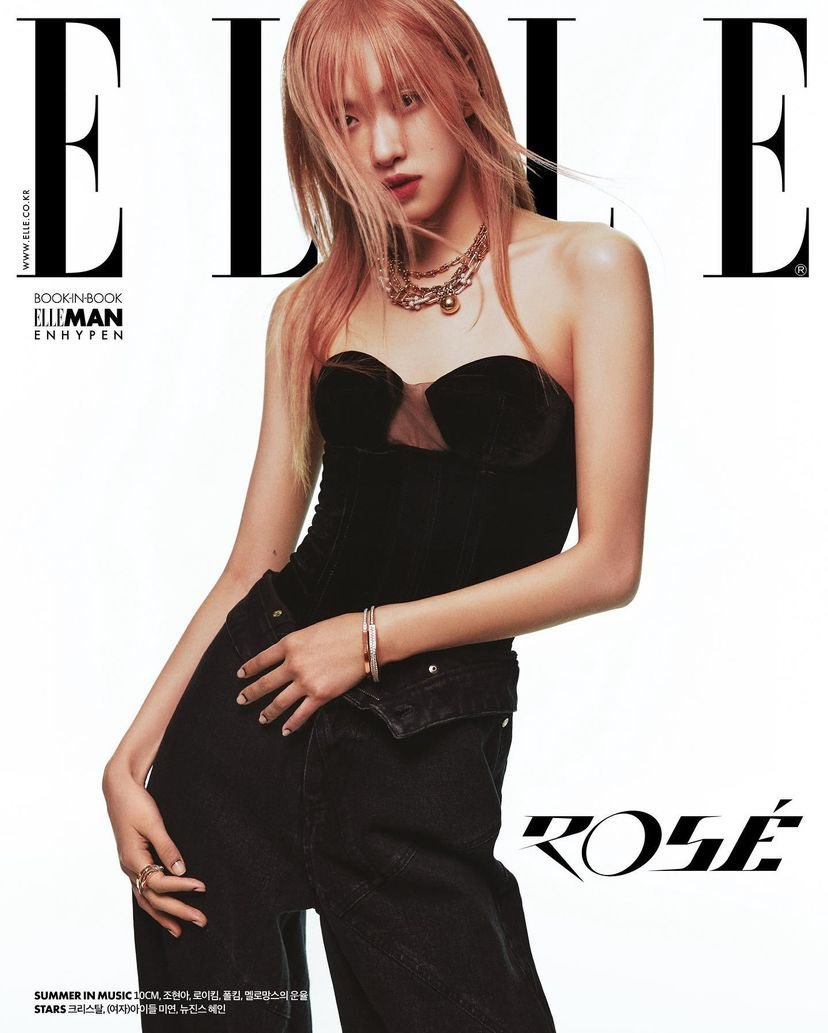 ELLE Korea - BLACKPINK ROSE 2023 June Cover - K-STAR