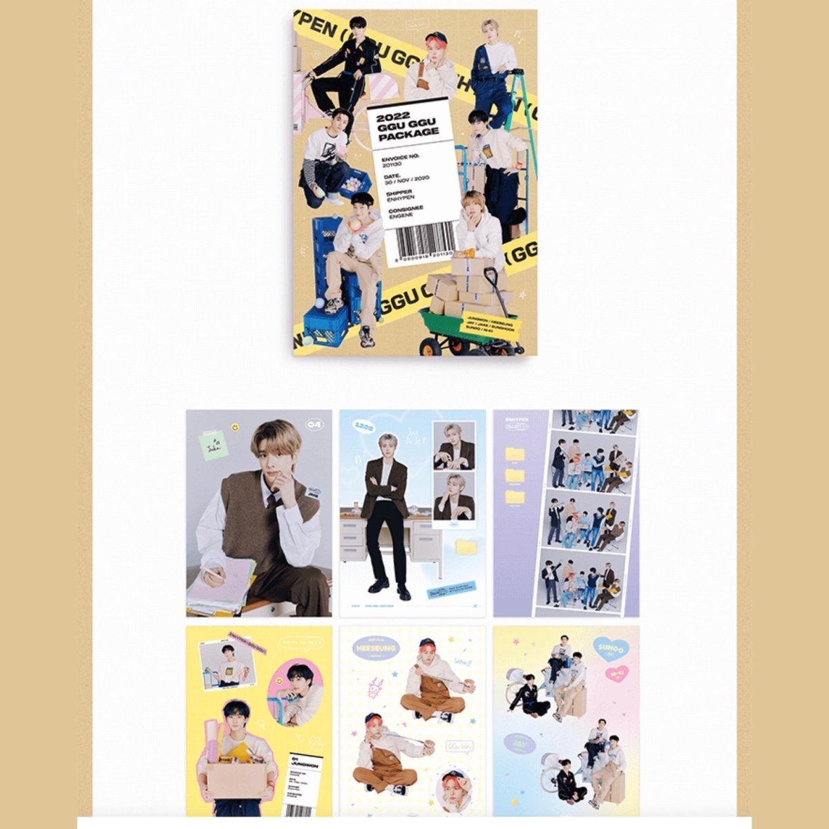 ENHYPEN - 2022 GGU GGU PACKAGE - OFFICIAL DECO KIT – K-STAR