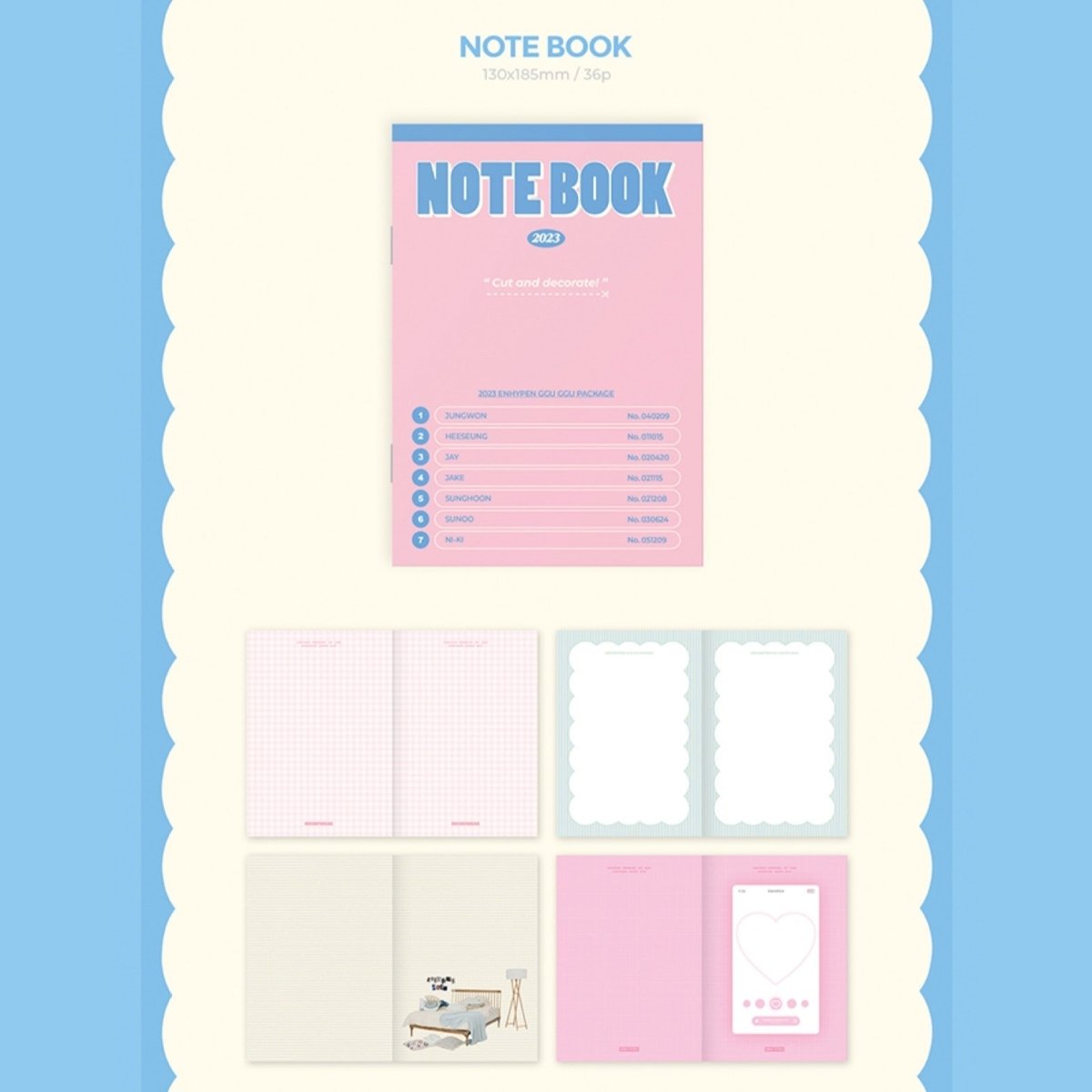 ENHYPEN 2023 OFFICIAL GGU GGU PACKAGE + Weverse PO - K-STAR