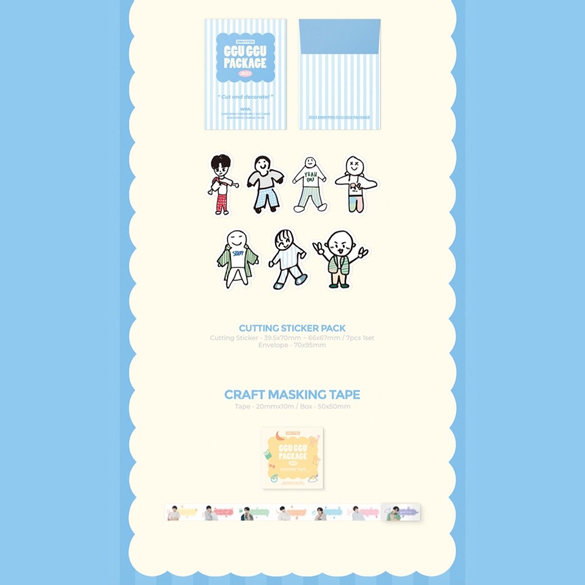 ENHYPEN 2023 OFFICIAL GGU GGU PACKAGE + Weverse PO - K-STAR