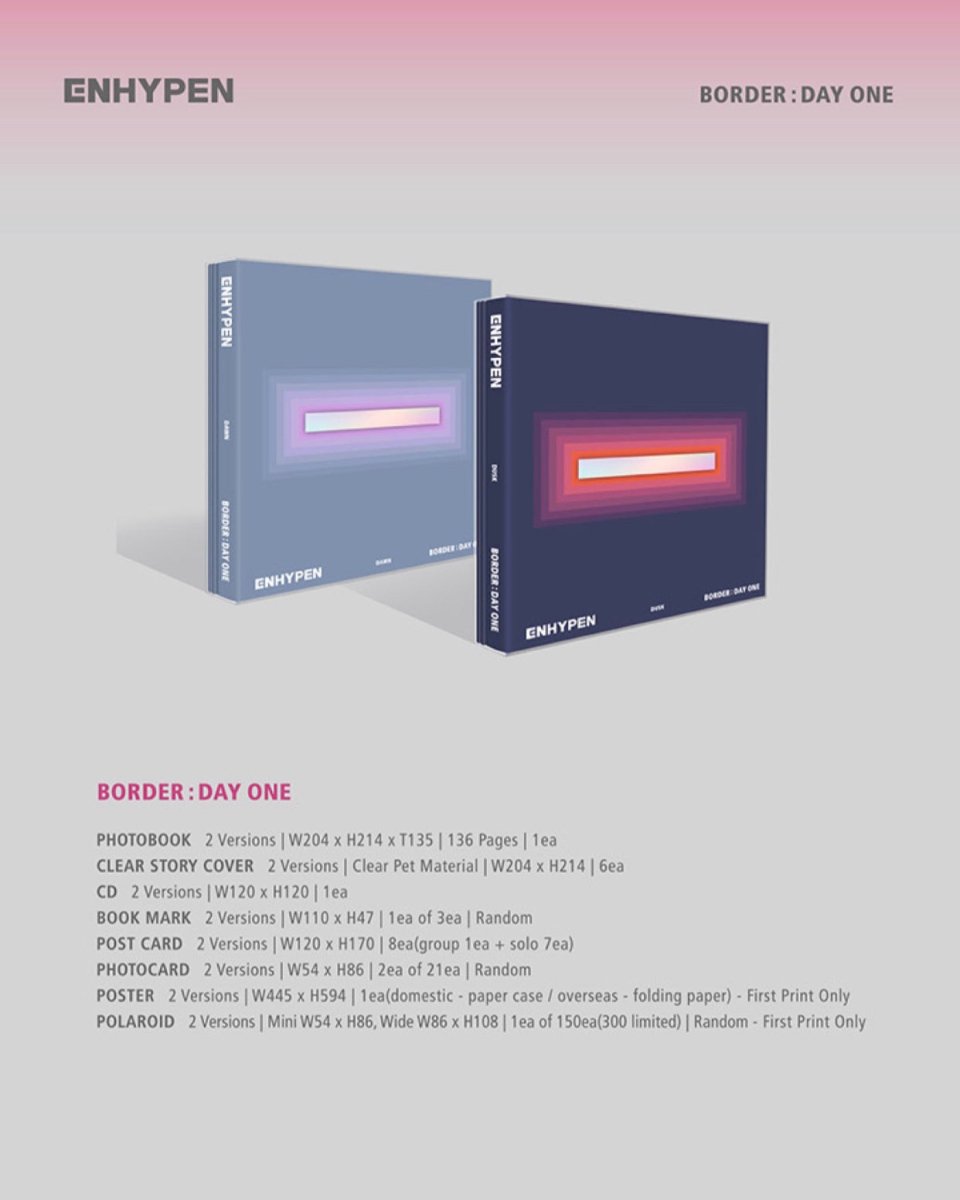 ENHYPEN: Border Day One (Free Shipping) - K-STAR