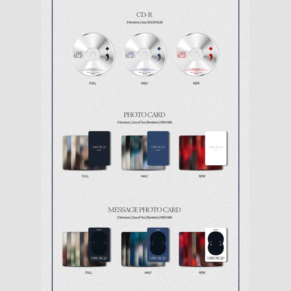 ENHYPEN - DARK BLOOD 4th Mini Album (You Can Choose Version) - K-STAR
