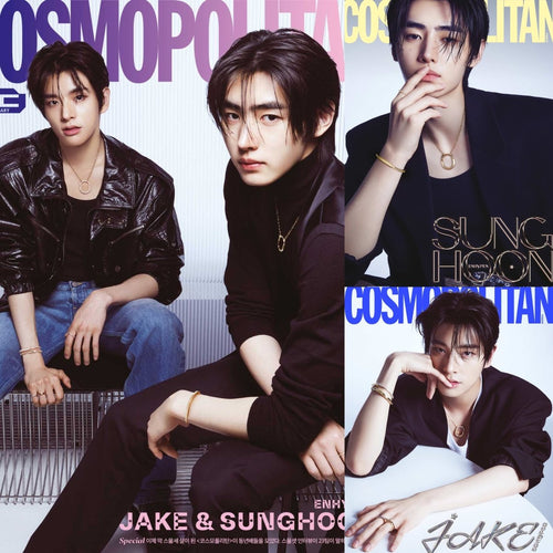 ENHYPEN JAKE & SUNGHOON - Cosmopolitan Korea Magazine September 2023 Issue - K-STAR