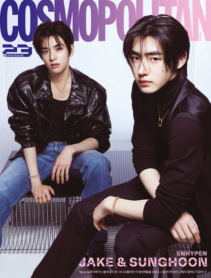 ENHYPEN JAKE & SUNGHOON - Cosmopolitan Korea Magazine September 2023 Issue - K-STAR