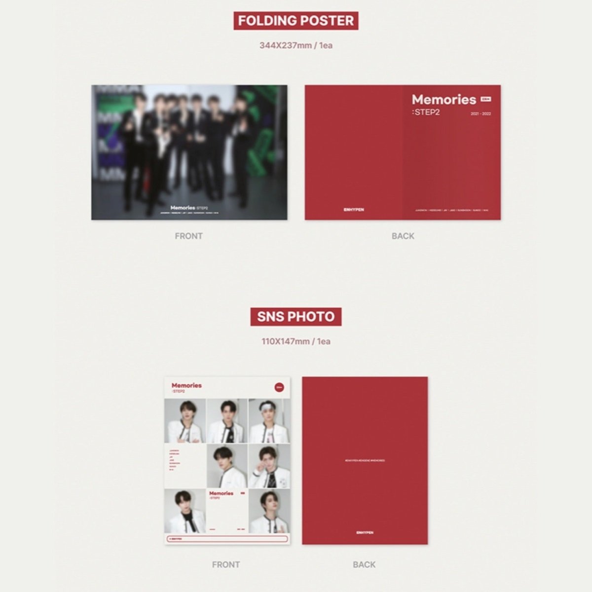 ENHYPEN - Memories : STEP 2 DIGITAL CODE 2021-2022 – K-STAR