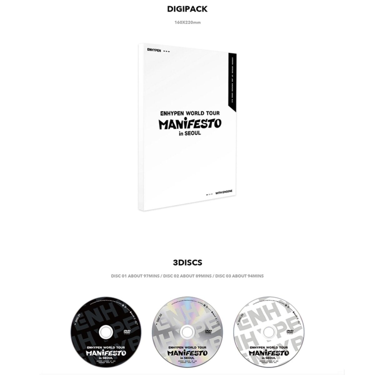 ENHYPEN - World Tour MANIFESTO in Seoul DVD - K-STAR