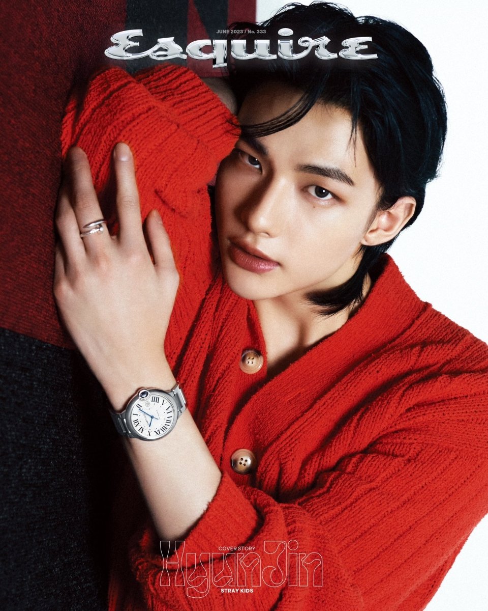 ESQUIRE Korea - STRAY KIDS HYUNJIN 2023 June Cover - K-STAR