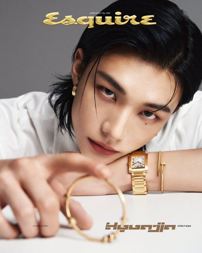 ESQUIRE Korea - STRAY KIDS HYUNJIN 2023 June Cover - K-STAR