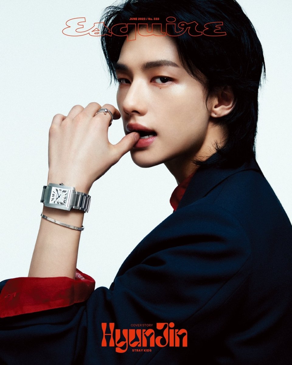 ESQUIRE Korea - STRAY KIDS HYUNJIN 2023 June Cover - K-STAR