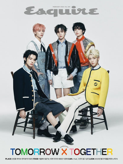 ESQUIRE KOREA - TXT TOMORROW X TOGETHER 2023 February Coverman - K-STAR