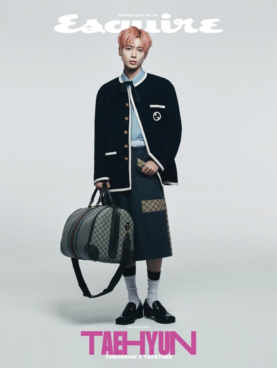 ESQUIRE KOREA - TXT TOMORROW X TOGETHER 2023 February Coverman - K-STAR