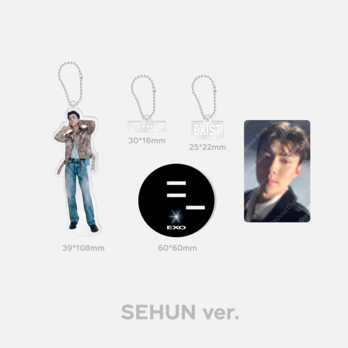 EXO - EXIST POP-UP Store EXOcial Club Cream Soda Official MD - K-STAR