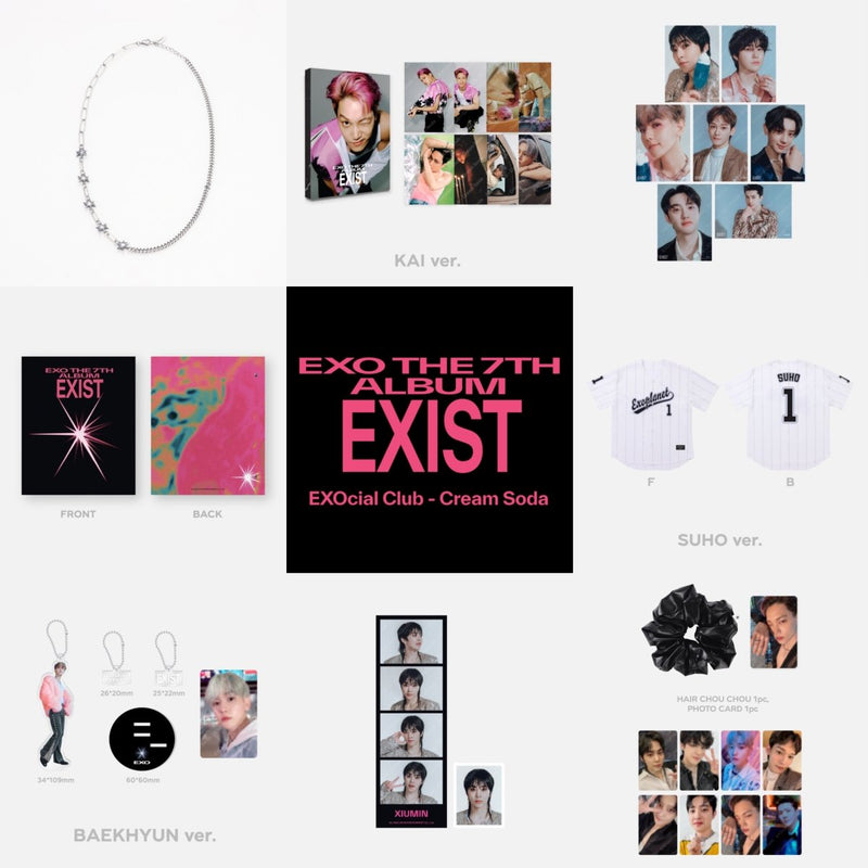 EXO - EXIST POP-UP Store EXOcial Club Cream Soda Official MD 