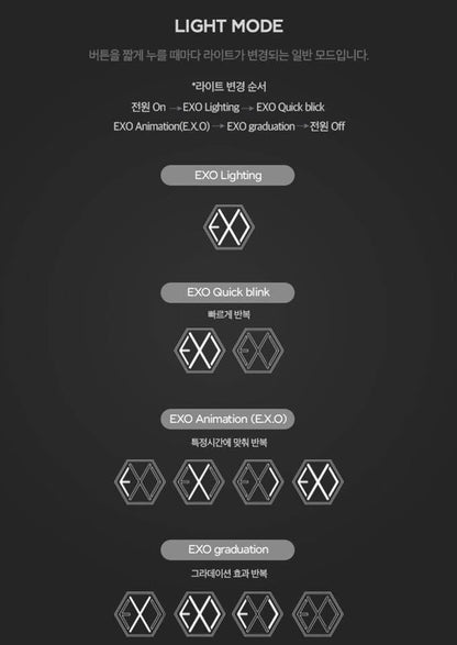 EXO Official Lightstick Ver. 3 (Free Shipping) - K-STAR