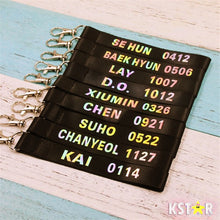 EXO Holographic Member Keychain