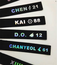 EXO Holographic Member Logo Keychain