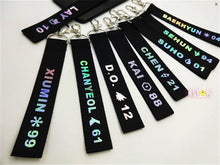 EXO Holographic Member Logo Keychain