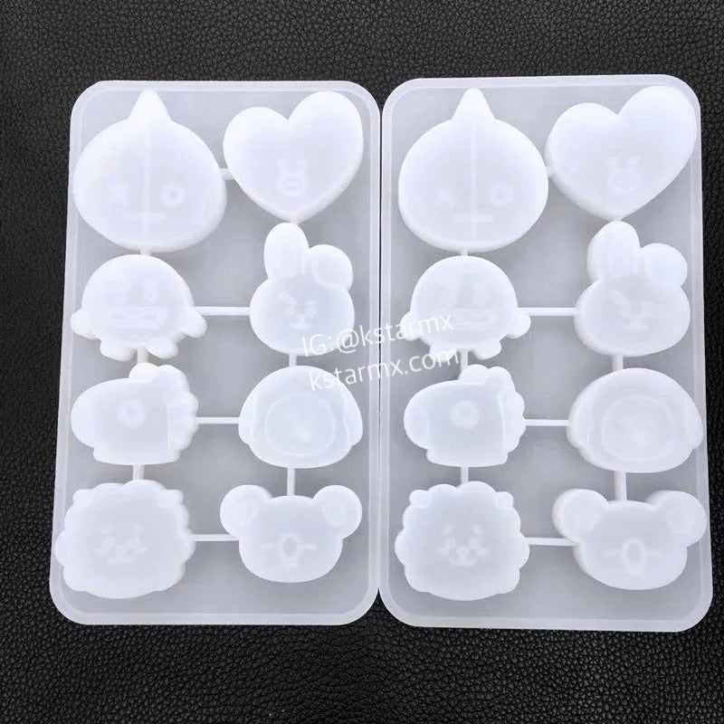 [FANGOODS] Silicone Mold for Resin or Chocolate - K-STAR