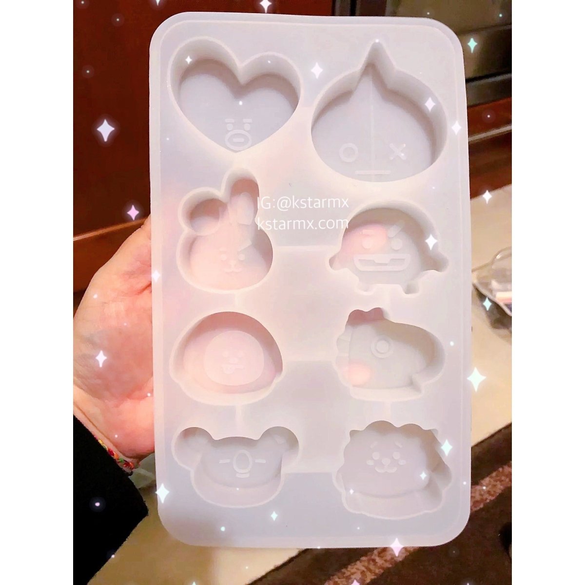 [FANGOODS] Silicone Mold for Resin or Chocolate - K-STAR
