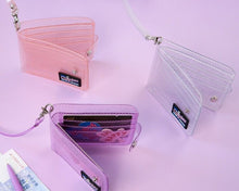 Transparent Jelly Glitter Card Holder
