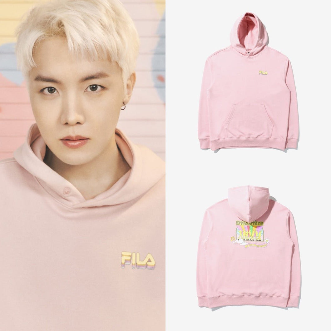 [FILA X BTS] BTS Official Dynamite Collection J-HOPE Hoodie (+ Keyring and Photocard) - K-STAR
