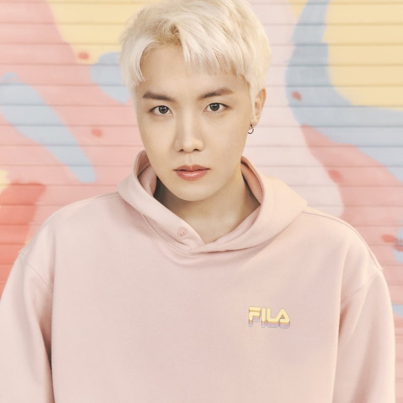 [FILA X BTS] BTS Official Dynamite Collection J-HOPE Hoodie (+ Keyring and Photocard) - K-STAR