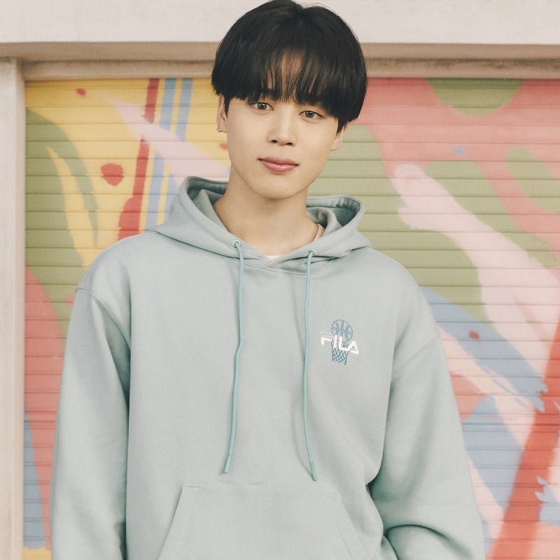 [FILA X BTS] BTS Official Dynamite Collection JIMIN Hoodie (+ Keyring and Photocard) - K-STAR