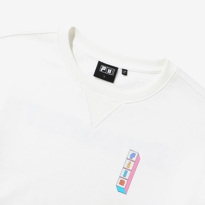 [FILA X BTS] BTS Official Dynamite Collection JIN Sweater (+ Keyring and Photocard) - K-STAR