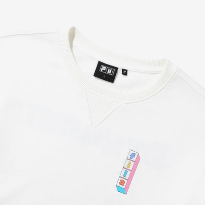 [FILA X BTS] BTS Official Dynamite Collection JIN Sweater (+ Keyring and Photocard) - K-STAR