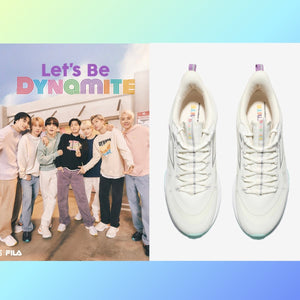 [FILA X BTS] BTS Official Dynamite Collection Neurons 5 Nucleus Ivory Sneakers (JIMIN, RM) - K-STAR