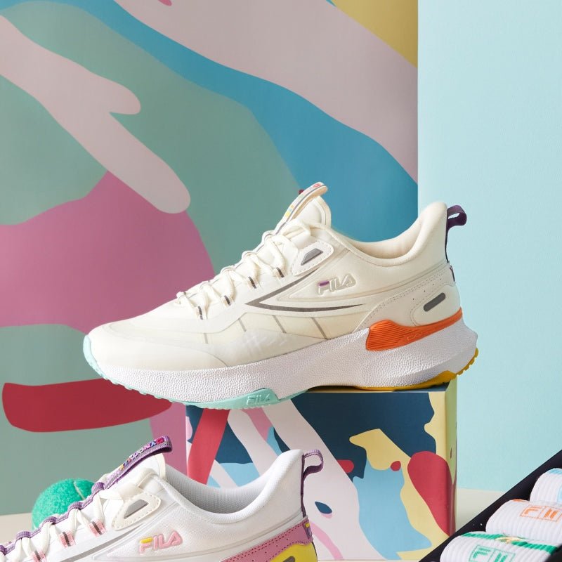 [FILA X BTS] BTS Official Dynamite Collection Neurons 5 Nucleus Ivory Sneakers (JIMIN, RM) - K-STAR