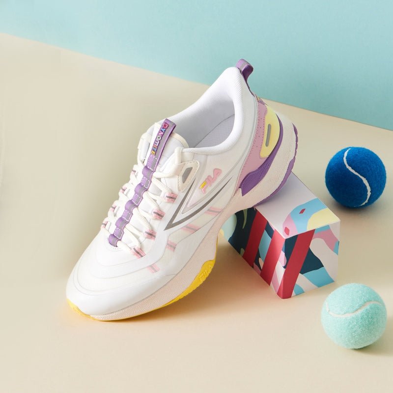 [FILA X BTS] BTS Official Dynamite Collection Neurons 5 Nucleus White Sneakers (JK, V, SUGA) - K-STAR