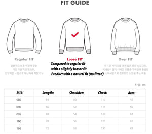 [FILA X BTS] BTS Official Dynamite Collection RM Sweater (+ Keyring and Photocard) - K-STAR