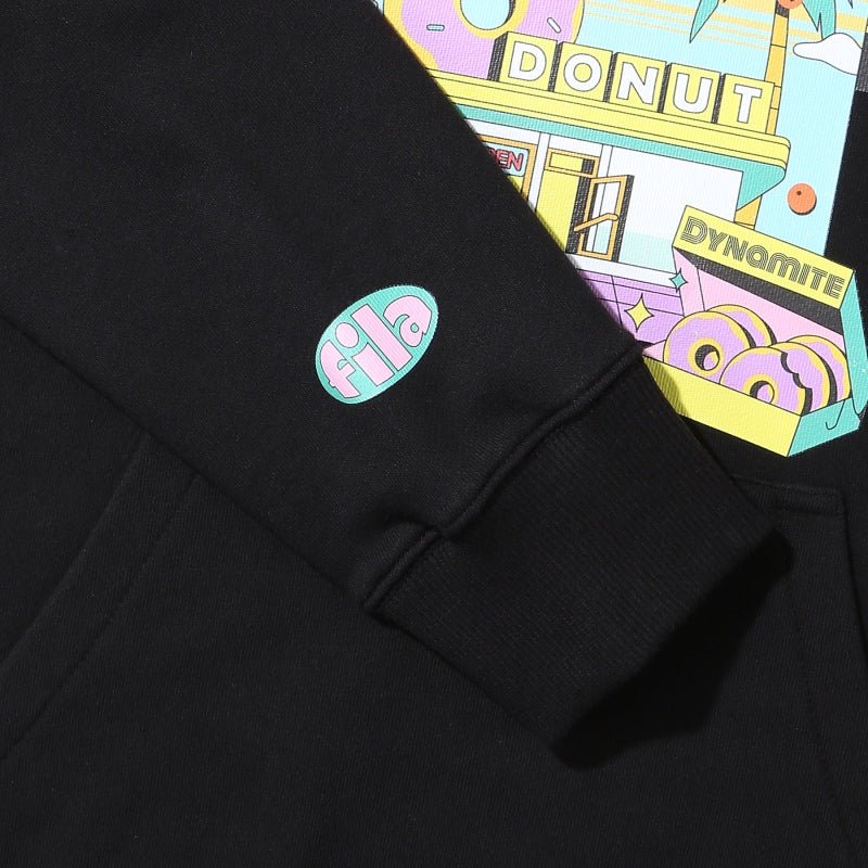 [FILA X BTS] BTS Official Dynamite Collection V Hoodie (+ Keyring and Photocard) - K-STAR