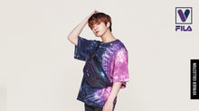 [FILA X BTS] Loose Fit Tie Dye Short Sleeve - K-STAR