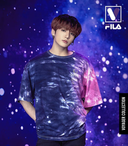 [FILA X BTS] Loose Fit Tie Dye Short Sleeve - K-STAR