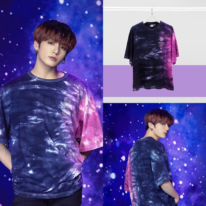 [FILA X BTS] Loose Fit Tie Dye Short Sleeve - K-STAR