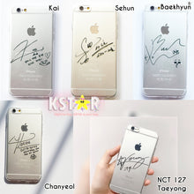 NCT & EXO (Kai, Chanyeol, Sehun, Baekhyun & Taeyong) Signature Case (iPhone & Samsung)