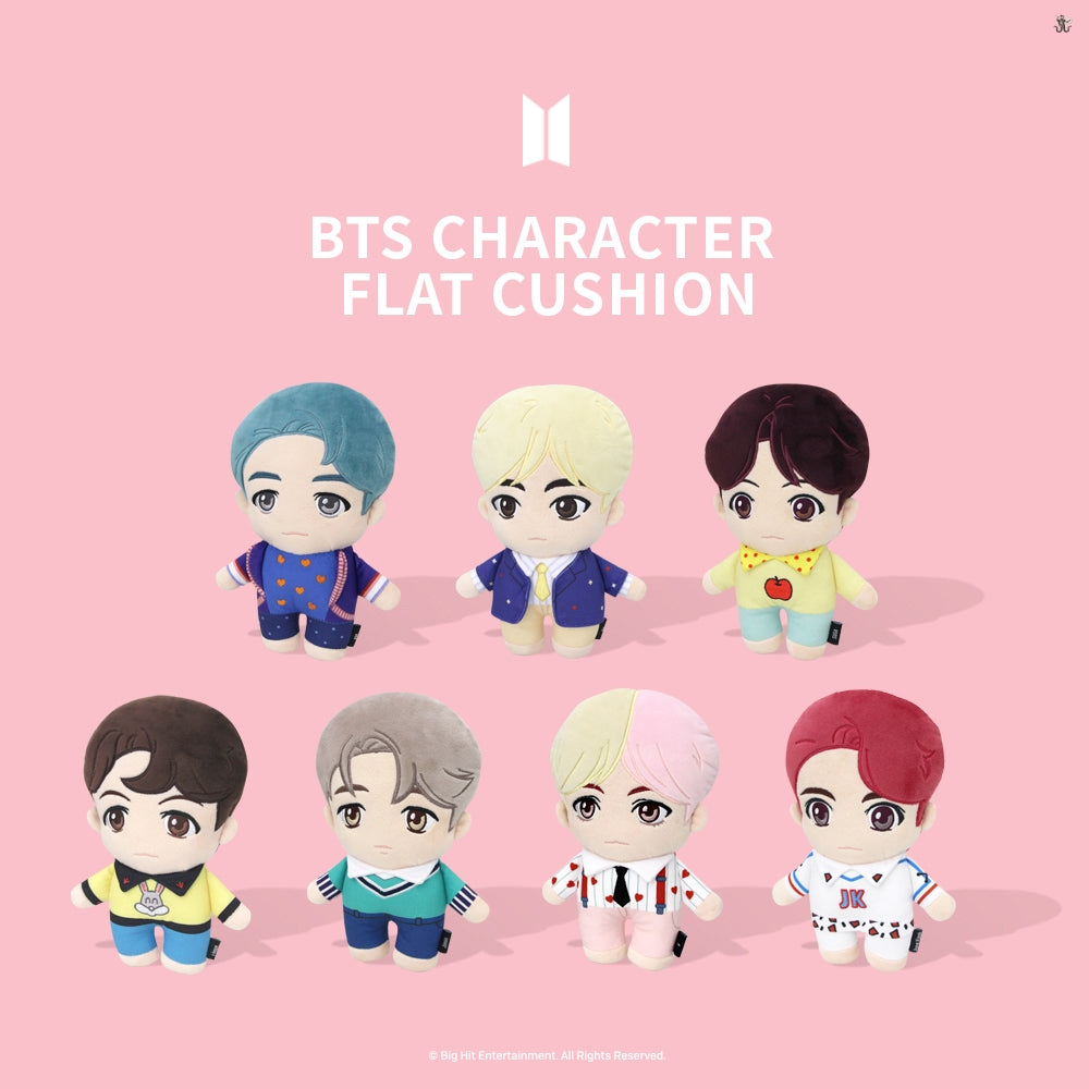 [BIG HIT] OFFICIAL HOUSE OF BTS SEOUL MD – CHARACTER FLAT CUSHION